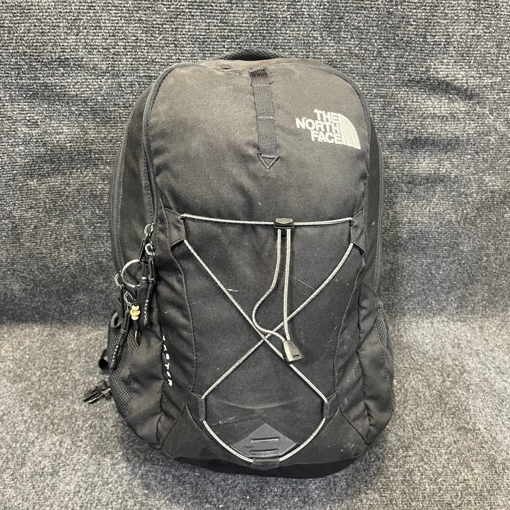 The North Face NF00CHJ3 Black Jester 27L Bungee Utility Bag Work Laptop Backpack